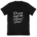Do You Want the House Tour? V-Neck - Adult & Kids T-Shirts, Sweatshirts & Hoodies apparel design preview 1
