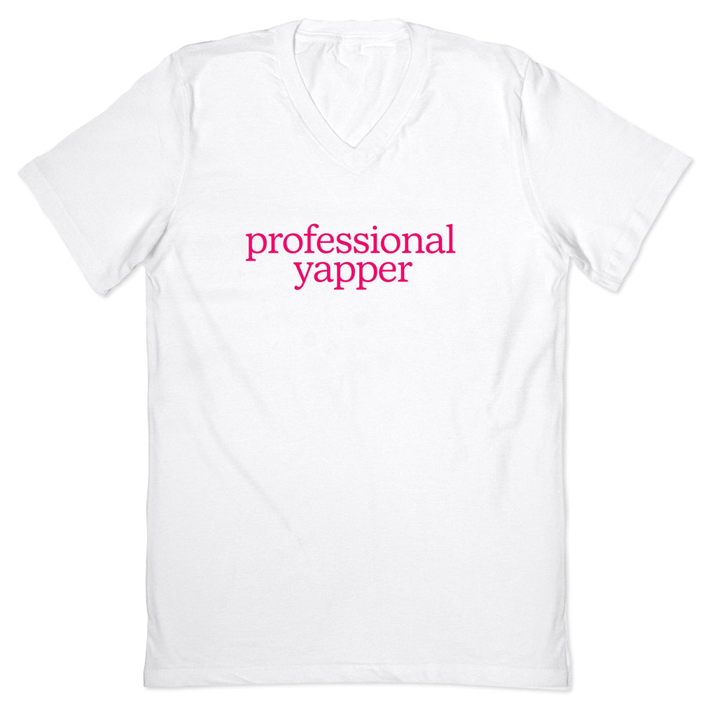 Professional Yapper V-Neck - Adult & Kids T-Shirts, Sweatshirts & Hoodies apparel design preview 1