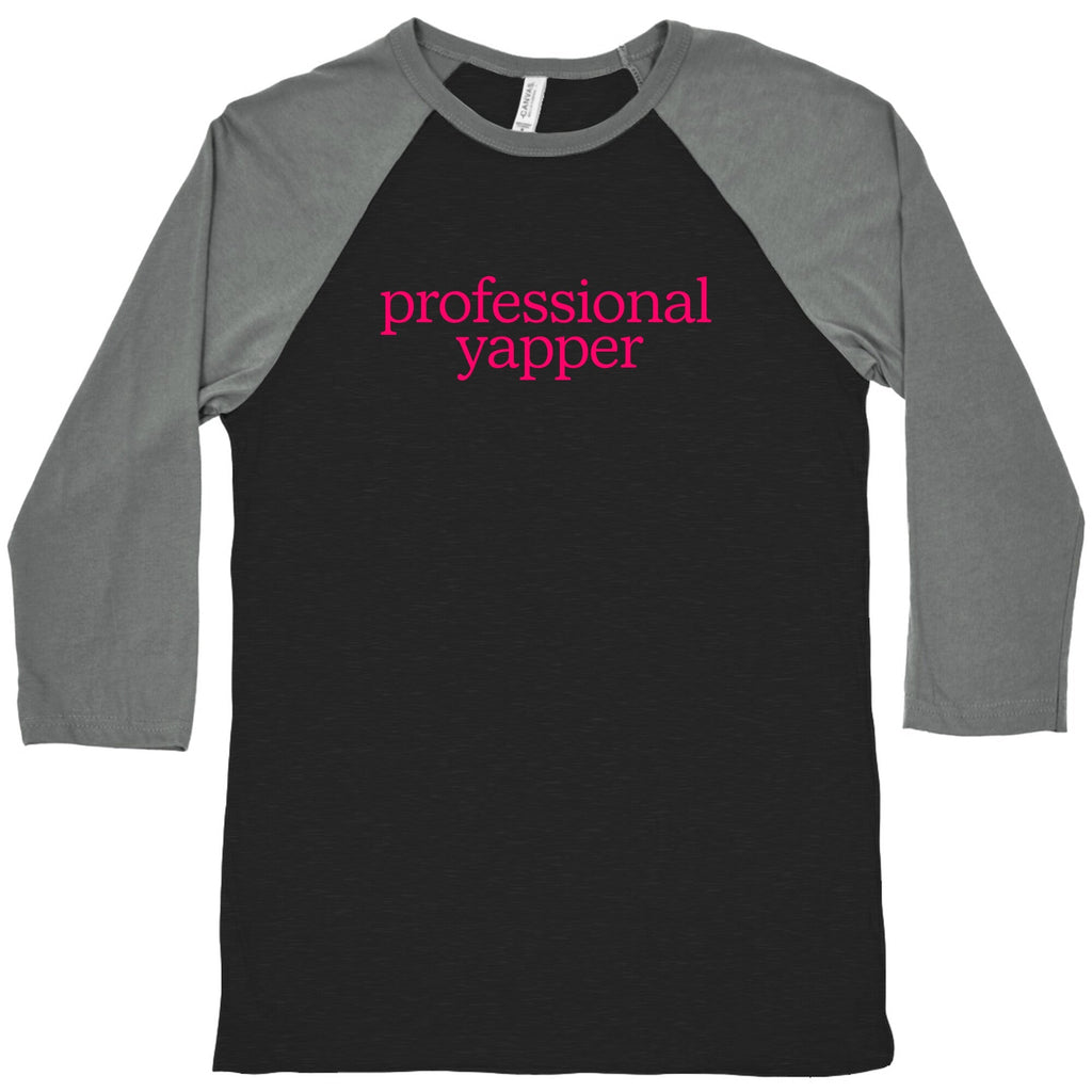 Professional Yapper Baseball - Adult & Kids T-Shirts, Sweatshirts & Hoodies apparel design preview 1