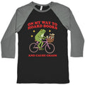 On my Way to Hoard Books and Cause Chaos Baseball - Adult & Kids T-Shirts, Sweatshirts & Hoodies apparel design preview 1