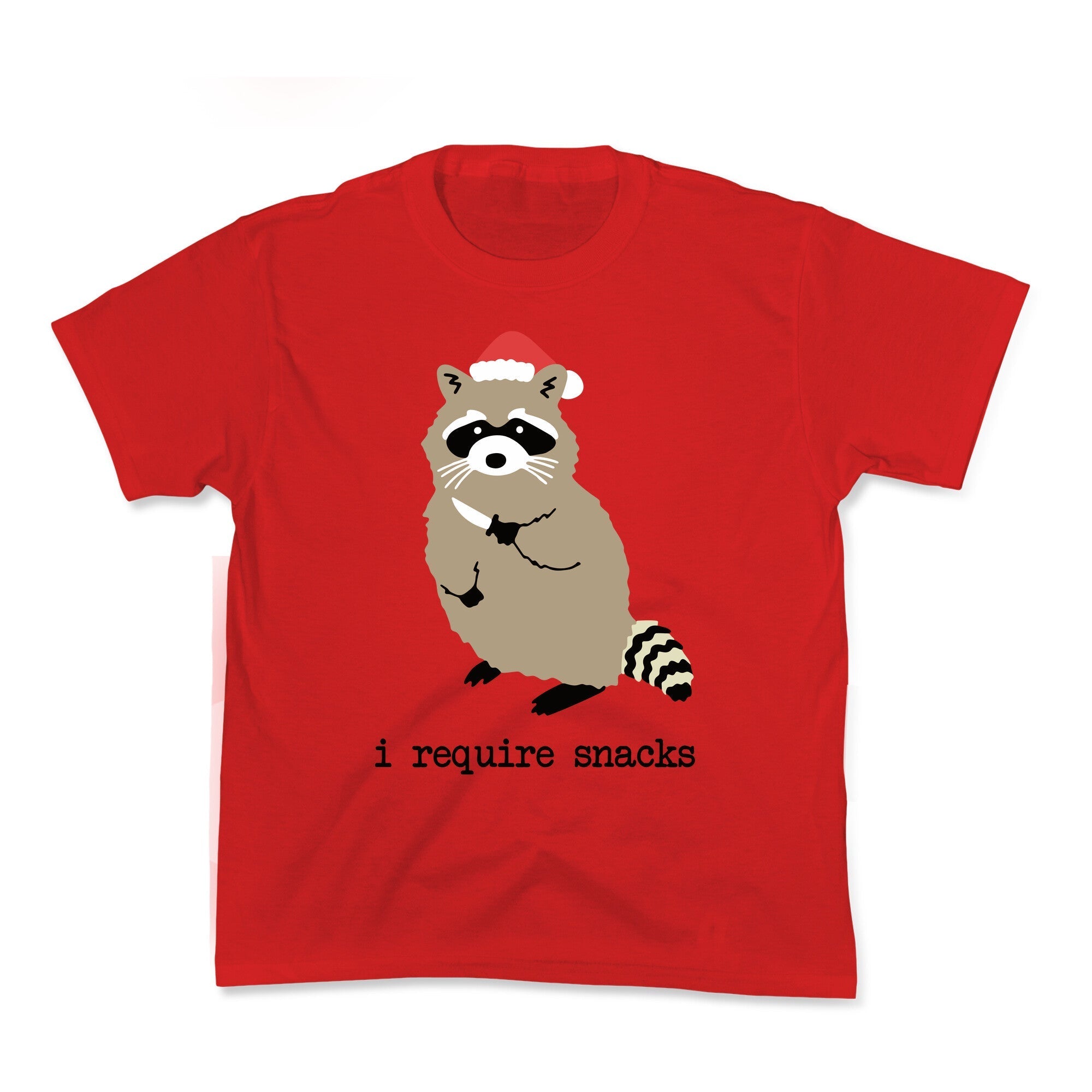 I Require Snacks - Adult & Kids T-Shirts, Sweatshirts & Hoodies apparel design preview 1
