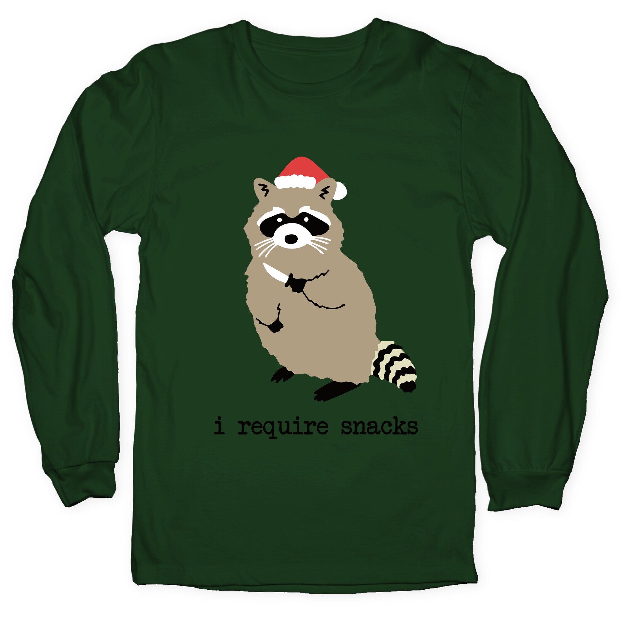I Require Snacks - Adult & Kids T-Shirts, Sweatshirts & Hoodies apparel design preview 1