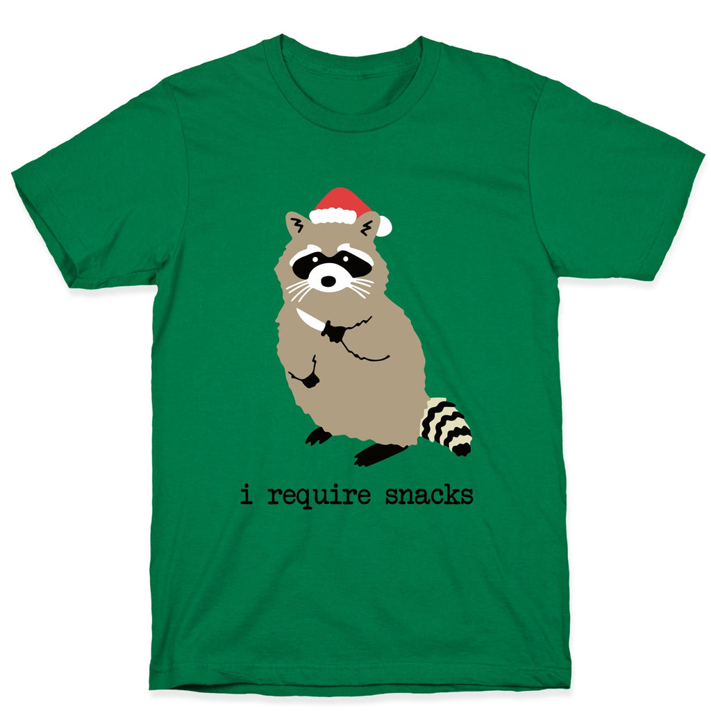 I Require Snacks - Adult & Kids T-Shirts, Sweatshirts & Hoodies apparel design preview 1