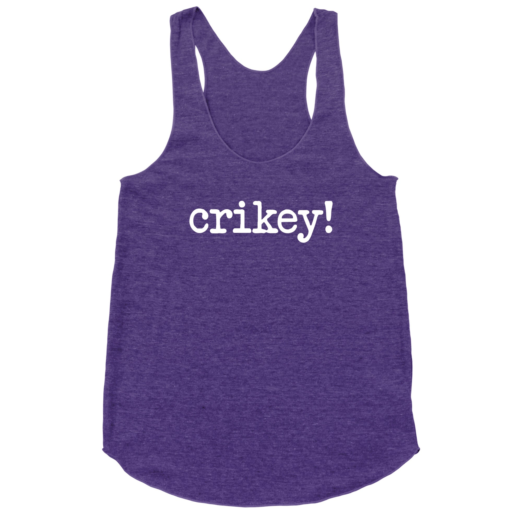 Crikey! Racerback Tank - Adult & Kids T-Shirts, Sweatshirts & Hoodies apparel design preview 1