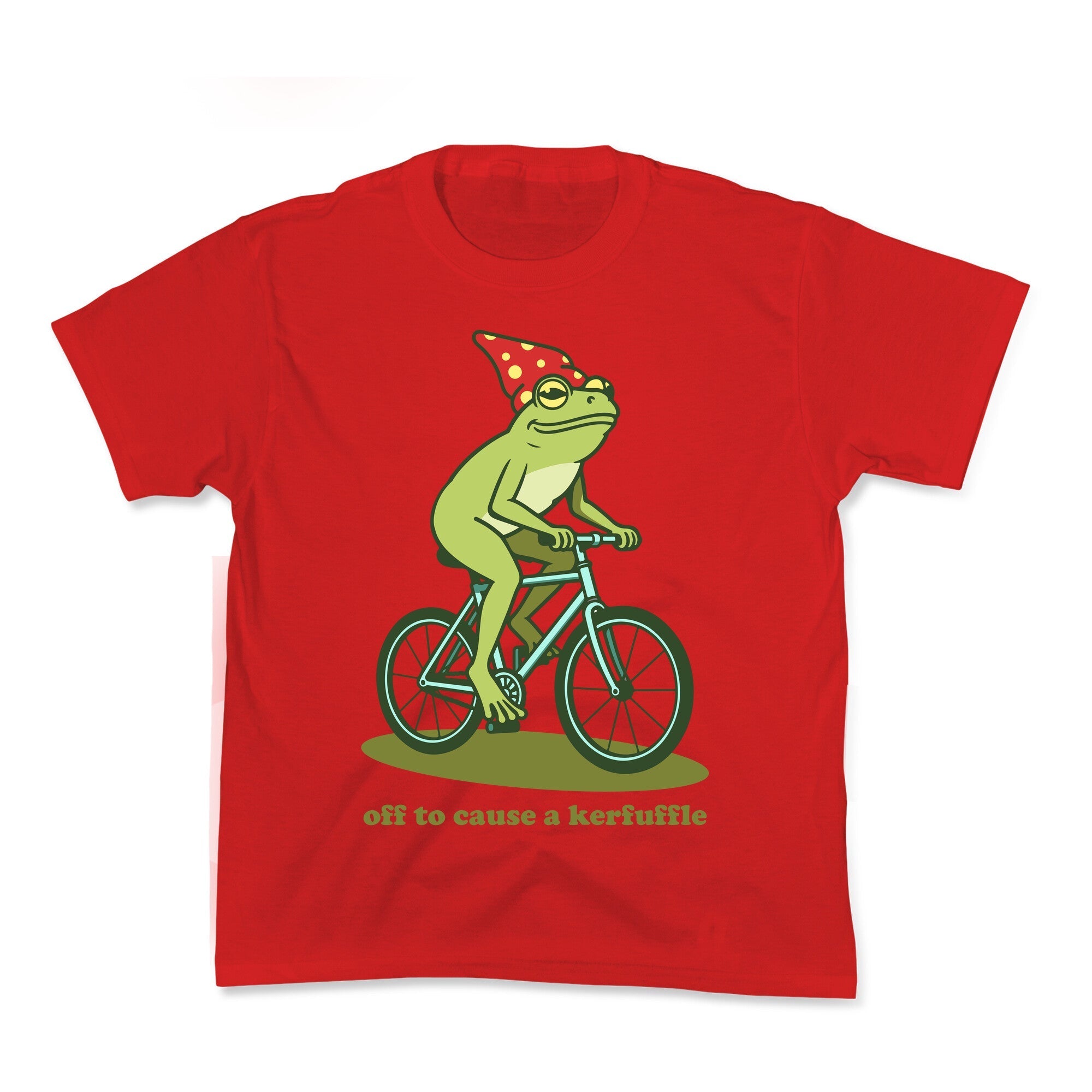 Off to Cause a Kerfuffle - Adult & Kids T-Shirts, Sweatshirts & Hoodies apparel design preview 1