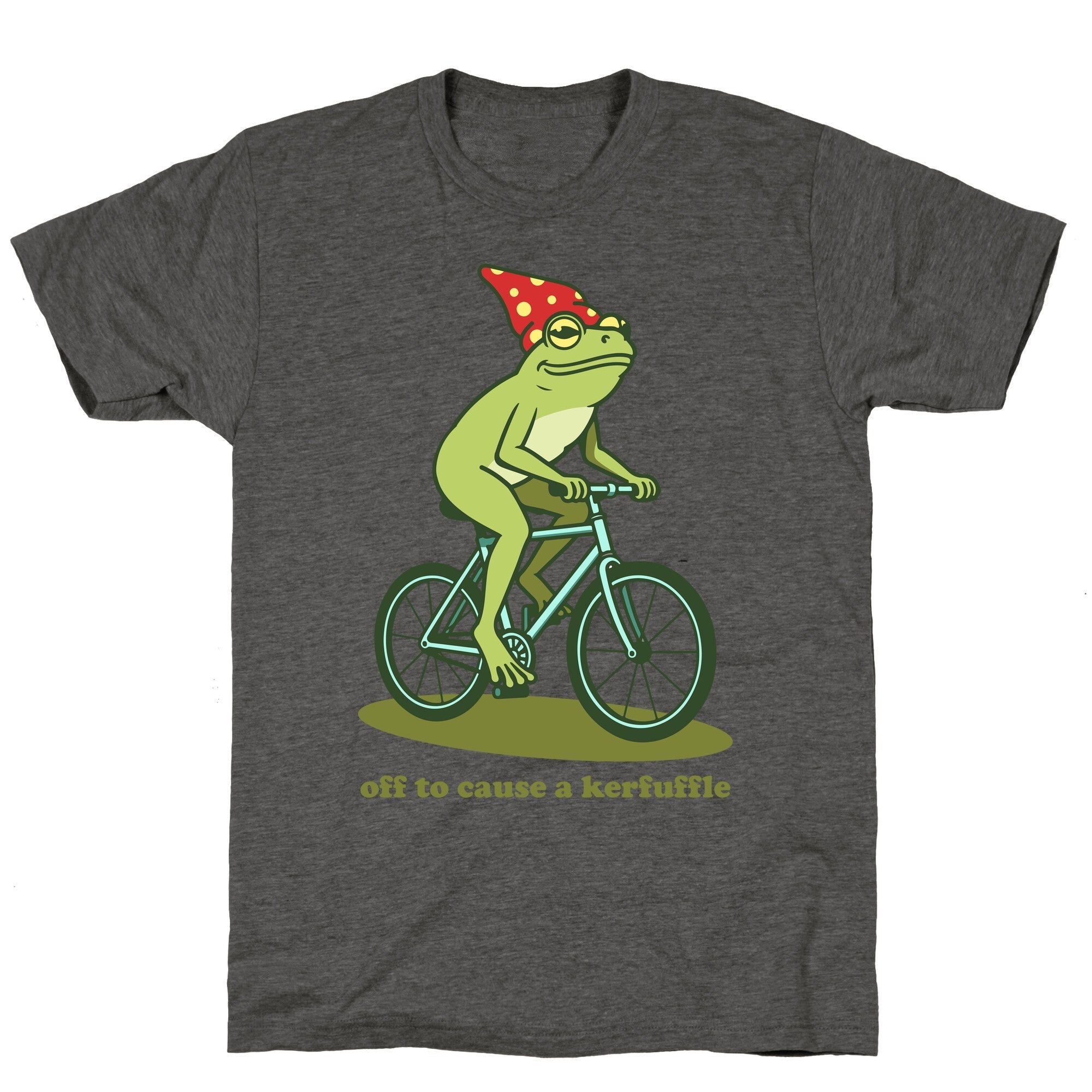Off to Cause a Kerfuffle Unisex Triblend - Adult & Kids T-Shirts, Sweatshirts & Hoodies apparel design preview 1