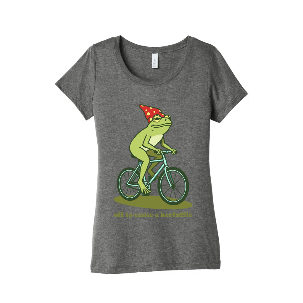 Off to Cause a Kerfuffle Womens Triblend - Adult & Kids T-Shirts, Sweatshirts & Hoodies apparel design preview 1