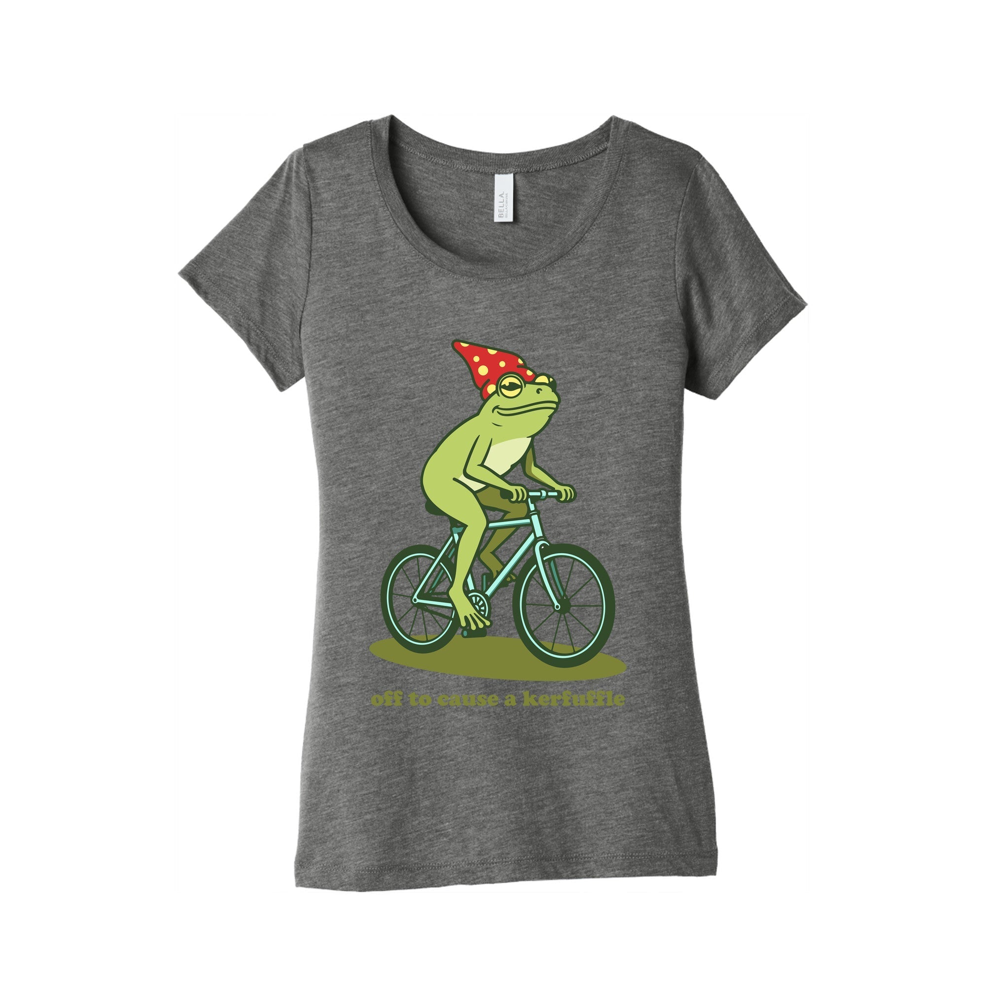 Off to Cause a Kerfuffle Womens Triblend - Adult & Kids T-Shirts, Sweatshirts & Hoodies apparel design preview 1