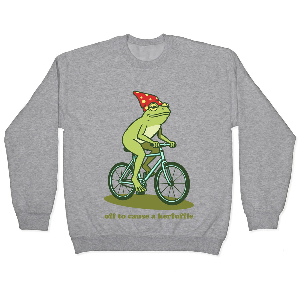 Off to Cause a Kerfuffle Crewneck - Adult & Kids T-Shirts, Sweatshirts & Hoodies apparel design preview 1