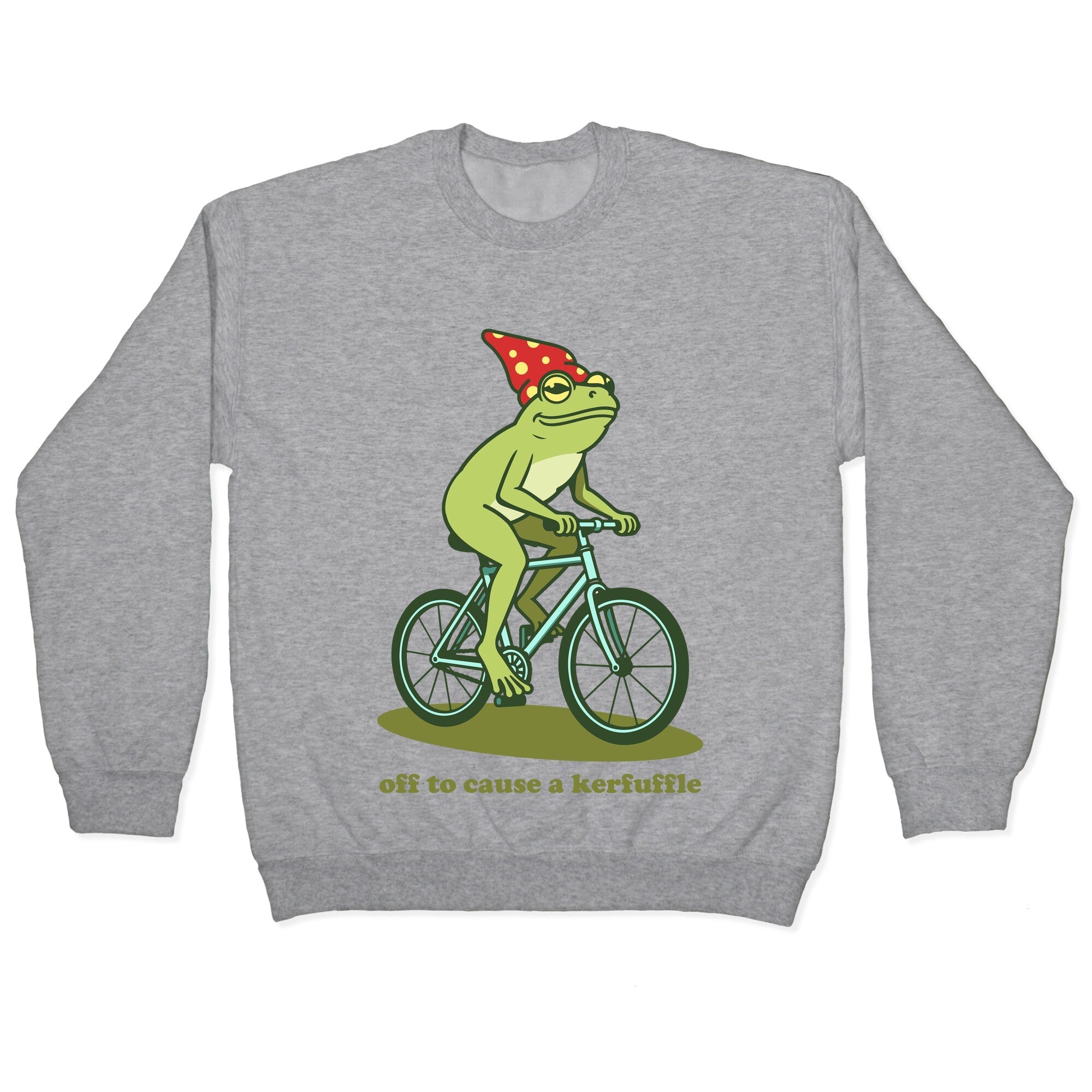 Off to Cause a Kerfuffle Crewneck - Adult & Kids T-Shirts, Sweatshirts & Hoodies apparel design preview 1