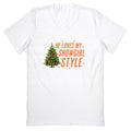 He Loves My Showgirl Style, She Redwood Tree V-Neck - Adult & Kids T-Shirts, Sweatshirts & Hoodies apparel design preview 1