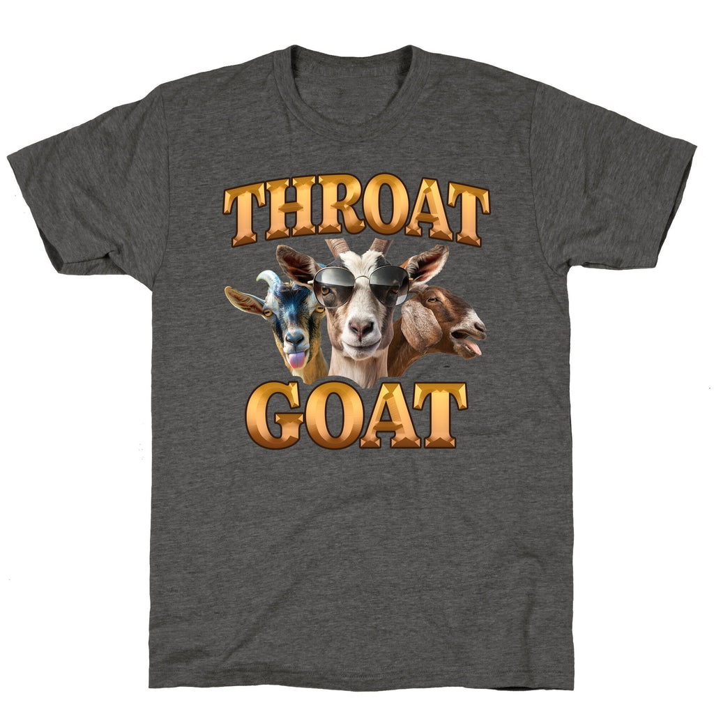 Throat Goat Unisex Triblend - Adult & Kids T-Shirts, Sweatshirts & Hoodies apparel design preview 1