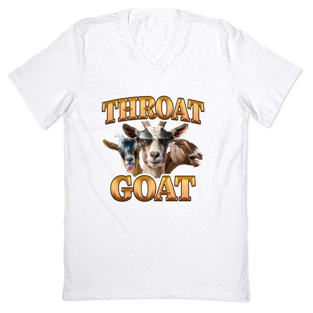 Throat Goat V-Neck - Adult & Kids T-Shirts, Sweatshirts & Hoodies apparel design preview 1