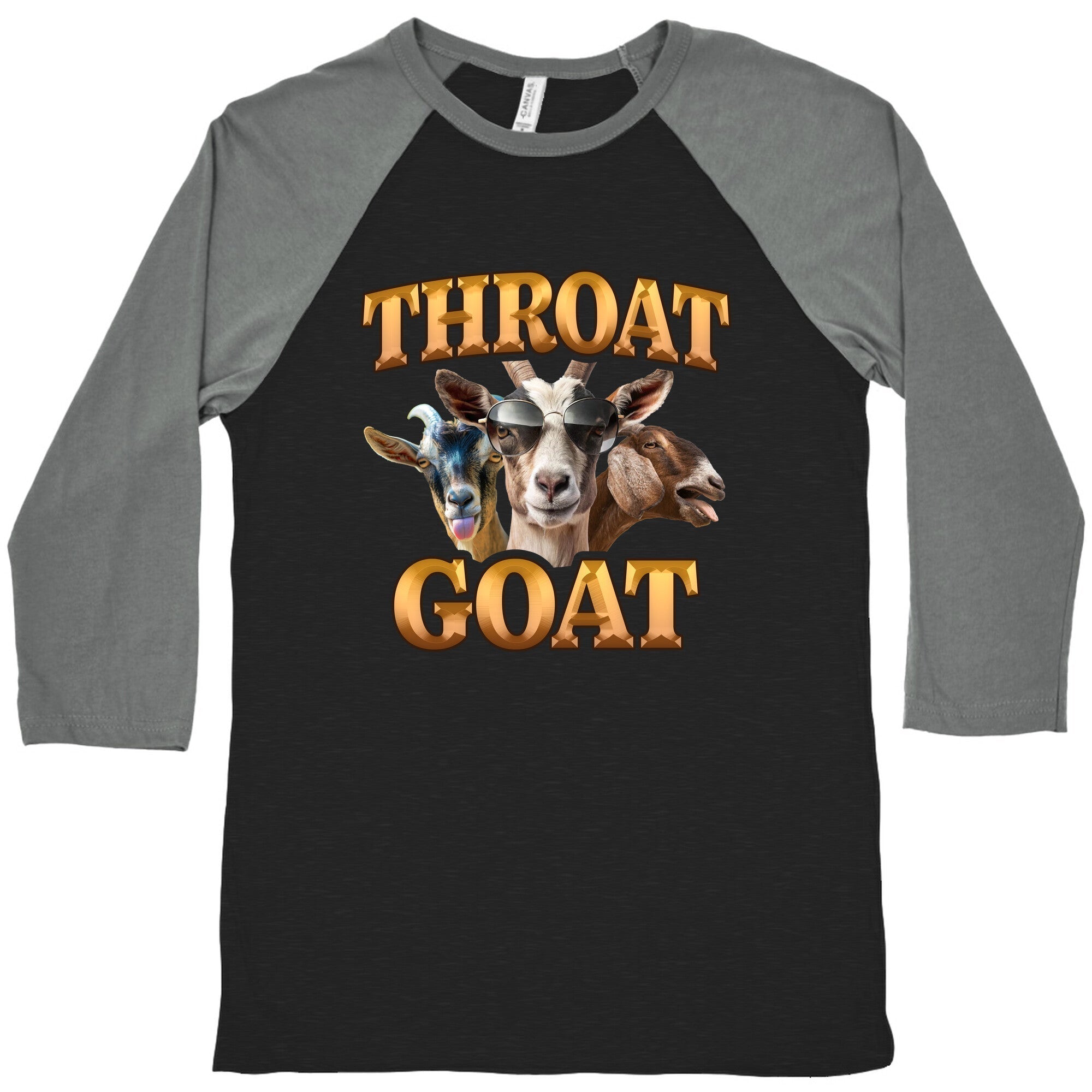 Throat Goat Baseball - Adult & Kids T-Shirts, Sweatshirts & Hoodies apparel design preview 1