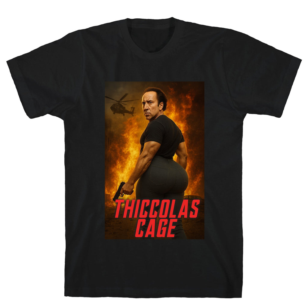 Thiccolas Cage - Adult & Kids T-Shirts, Sweatshirts & Hoodies apparel design preview 1