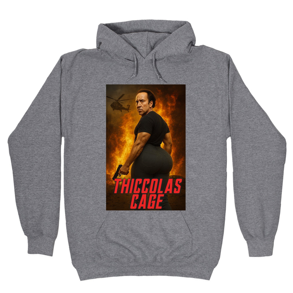 Thiccolas Cage - Adult & Kids T-Shirts, Sweatshirts & Hoodies apparel design preview 1