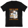 Slut for Containers V-Neck - Adult & Kids T-Shirts, Sweatshirts & Hoodies apparel design preview 1