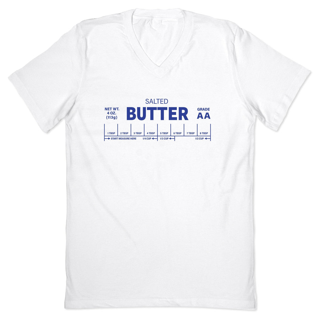 Salted Butter V-Neck - Adult & Kids T-Shirts, Sweatshirts & Hoodies apparel design preview 1