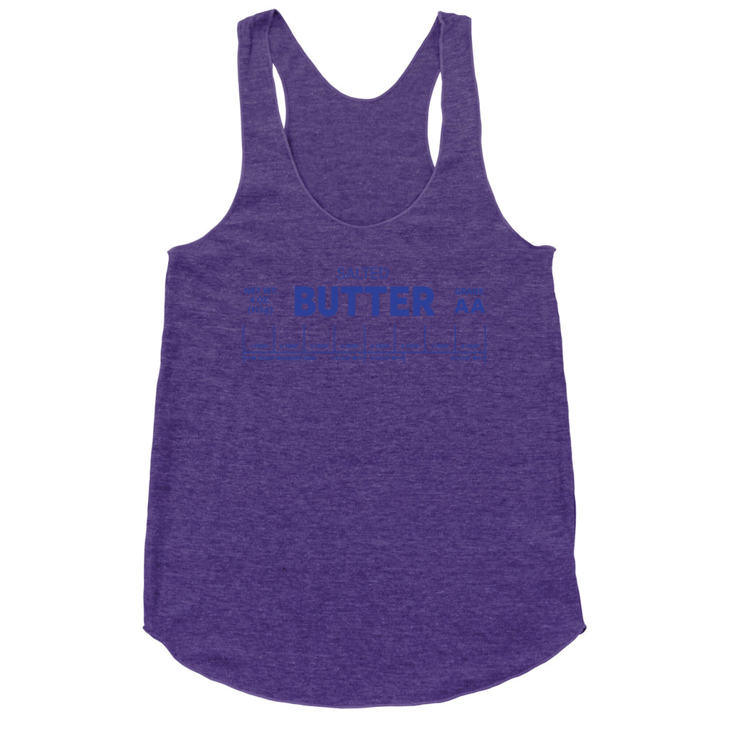 Salted Butter Racerback Tank - Adult & Kids T-Shirts, Sweatshirts & Hoodies apparel design preview 1
