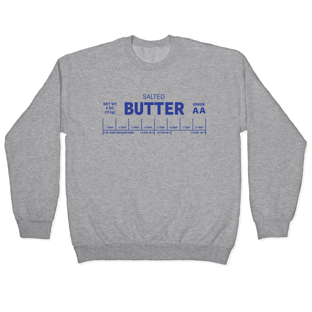 Salted Butter Crewneck - Adult & Kids T-Shirts, Sweatshirts & Hoodies apparel design preview 1