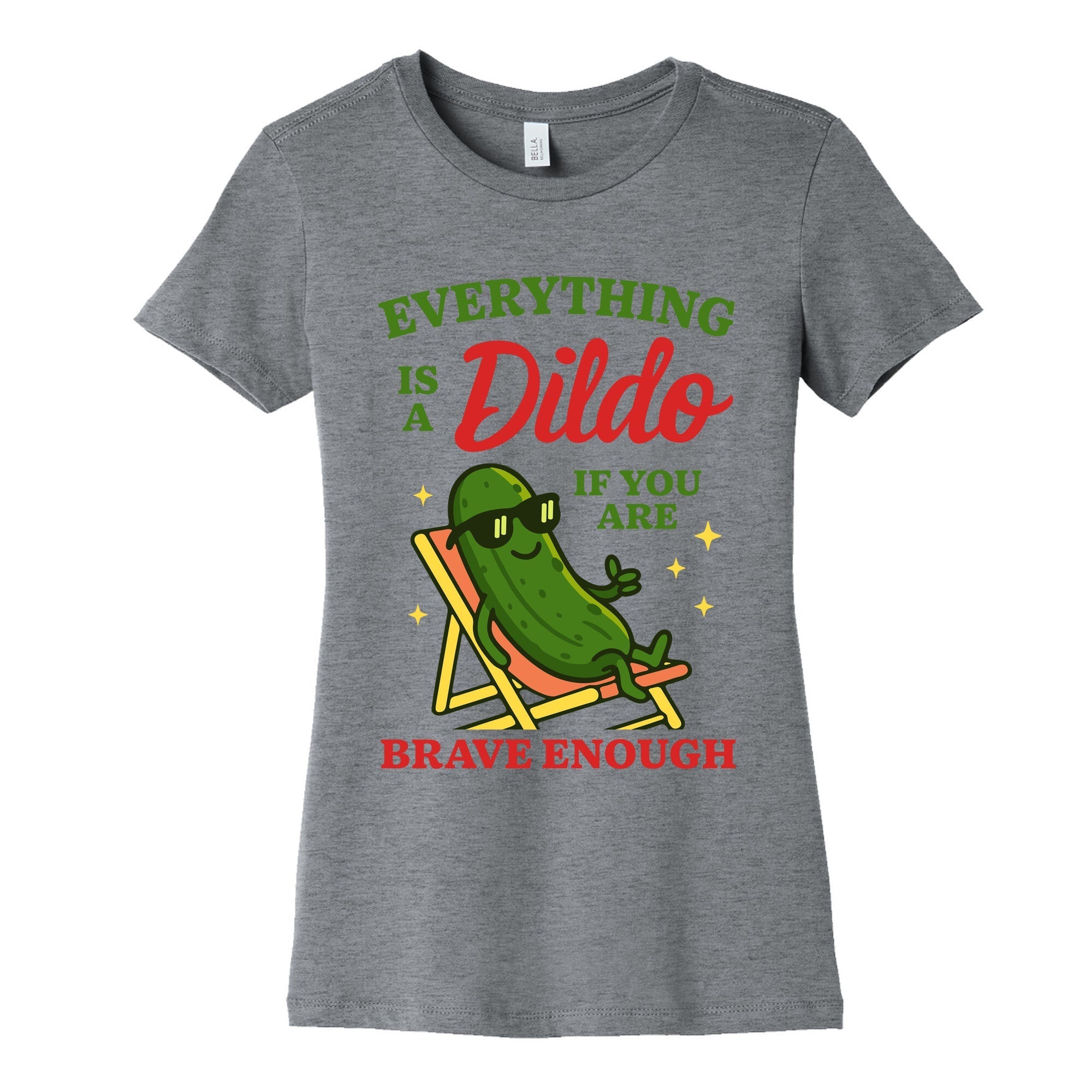 Everything is a Dildo if youre Brave Enough Womens - Adult & Kids T-Shirts, Sweatshirts & Hoodies apparel design preview 1