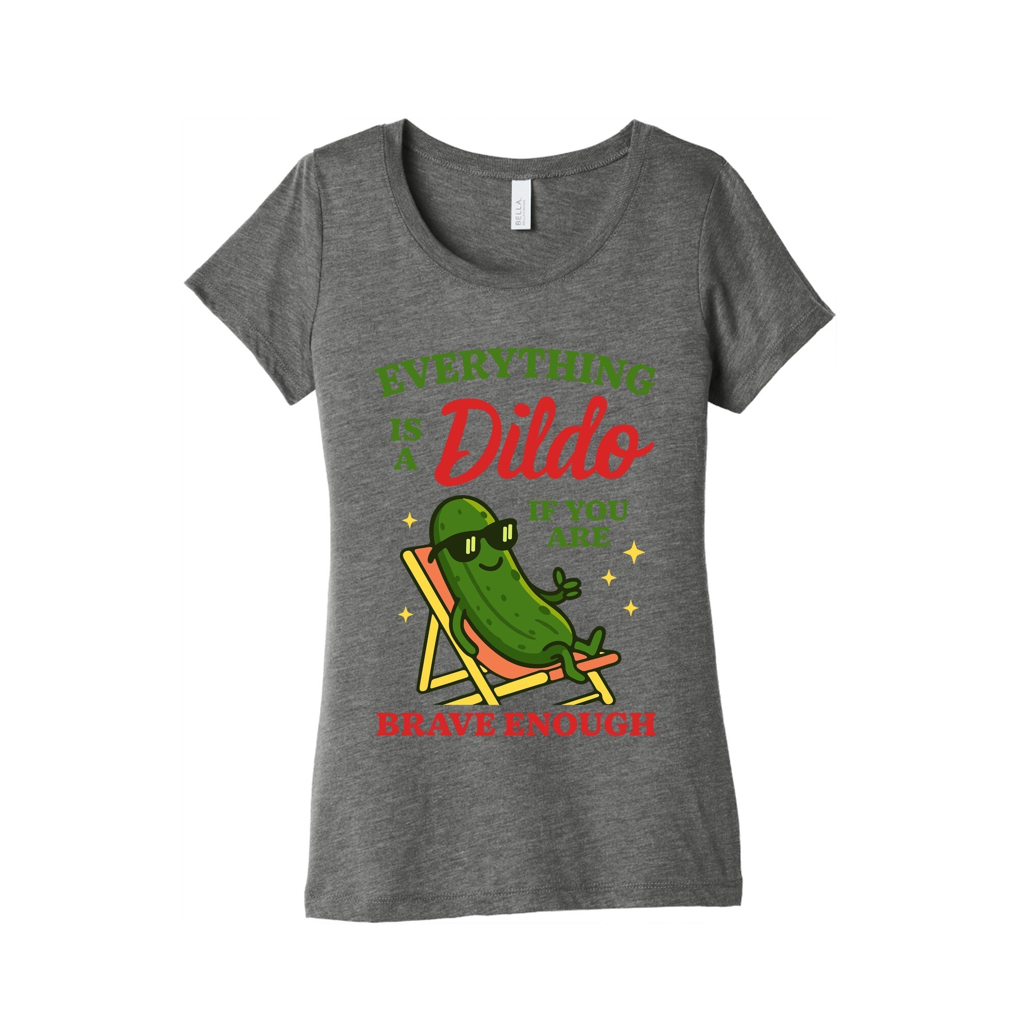 Everything is a Dildo if youre Brave Enough Womens - Adult & Kids T-Shirts, Sweatshirts & Hoodies apparel design preview 1