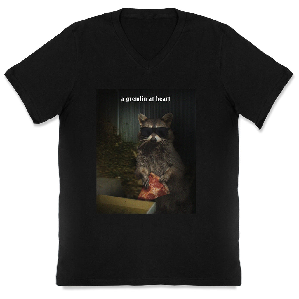 A Gremlin at Heart V-Neck - Adult & Kids T-Shirts, Sweatshirts & Hoodies apparel design preview 1