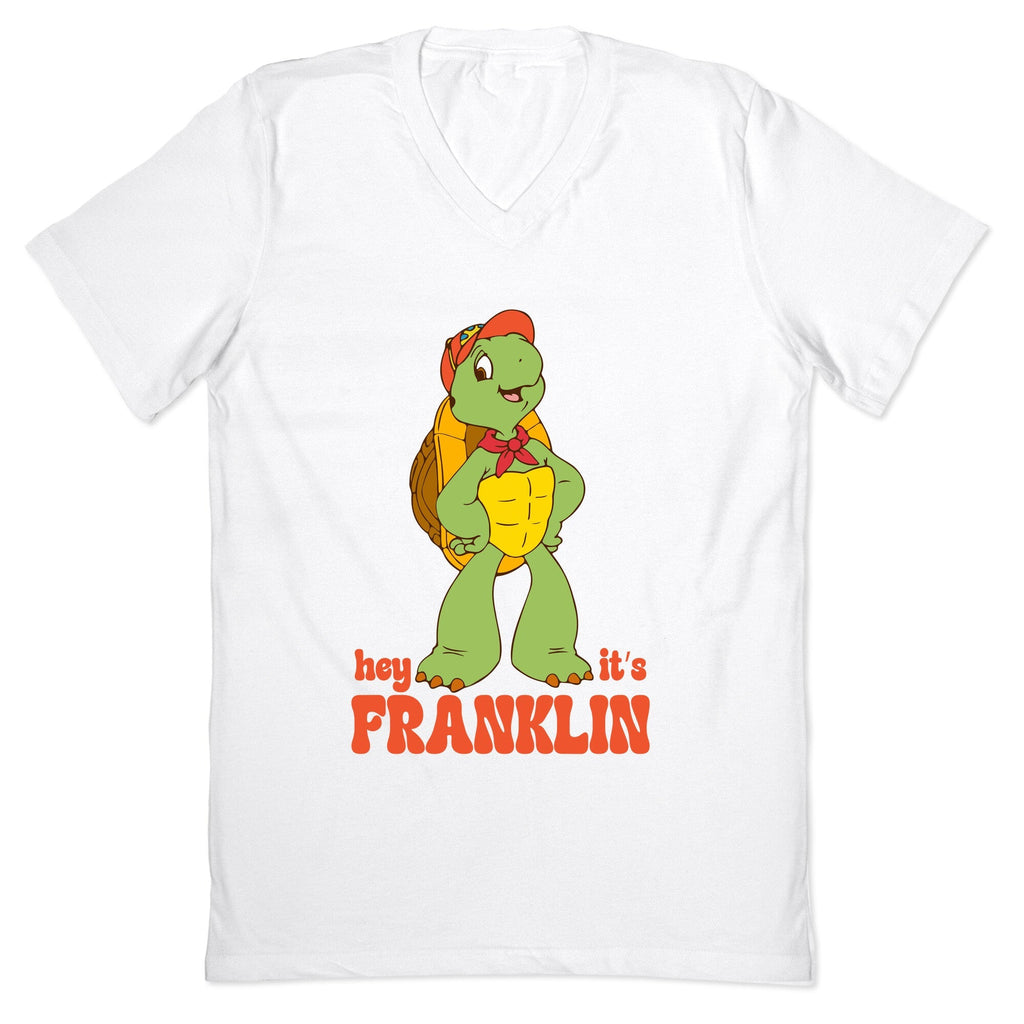 Franklin the Turtle V-Neck - Adult & Kids T-Shirts, Sweatshirts & Hoodies apparel design preview 1