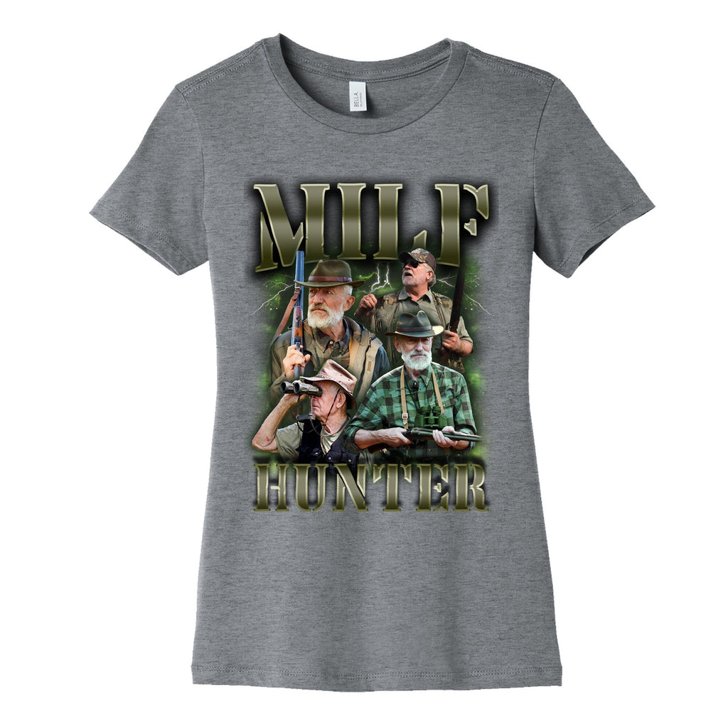 MILF Hunter Womens Cotton - Adult & Kids T-Shirts, Sweatshirts & Hoodies apparel design preview 1