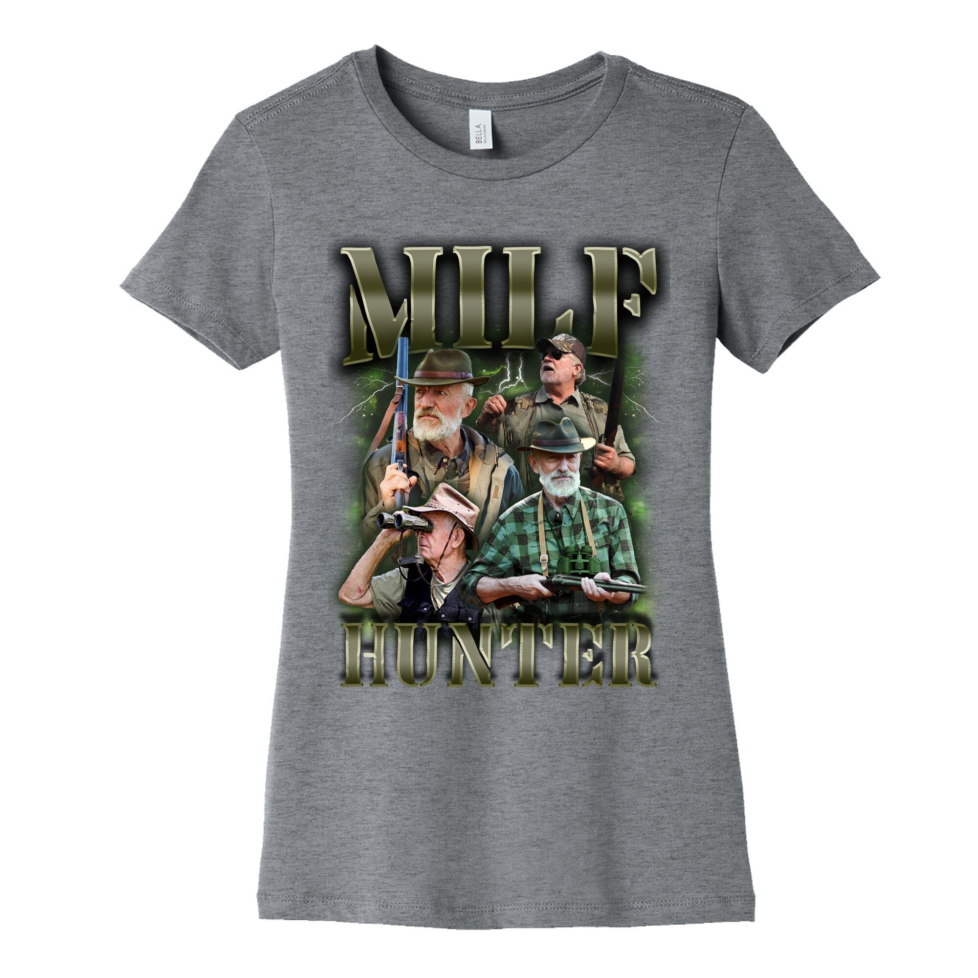 MILF Hunter Womens Cotton - Adult & Kids T-Shirts, Sweatshirts & Hoodies apparel design preview 1