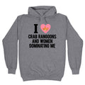 I Love Crab Rangoons and Women Dominating Me - Adult & Kids T-Shirts, Sweatshirts & Hoodies apparel design preview 1