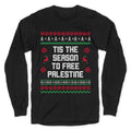 Tis the Season to Free Palestine - Adult & Kids T-Shirts, Sweatshirts & Hoodies apparel design preview 1