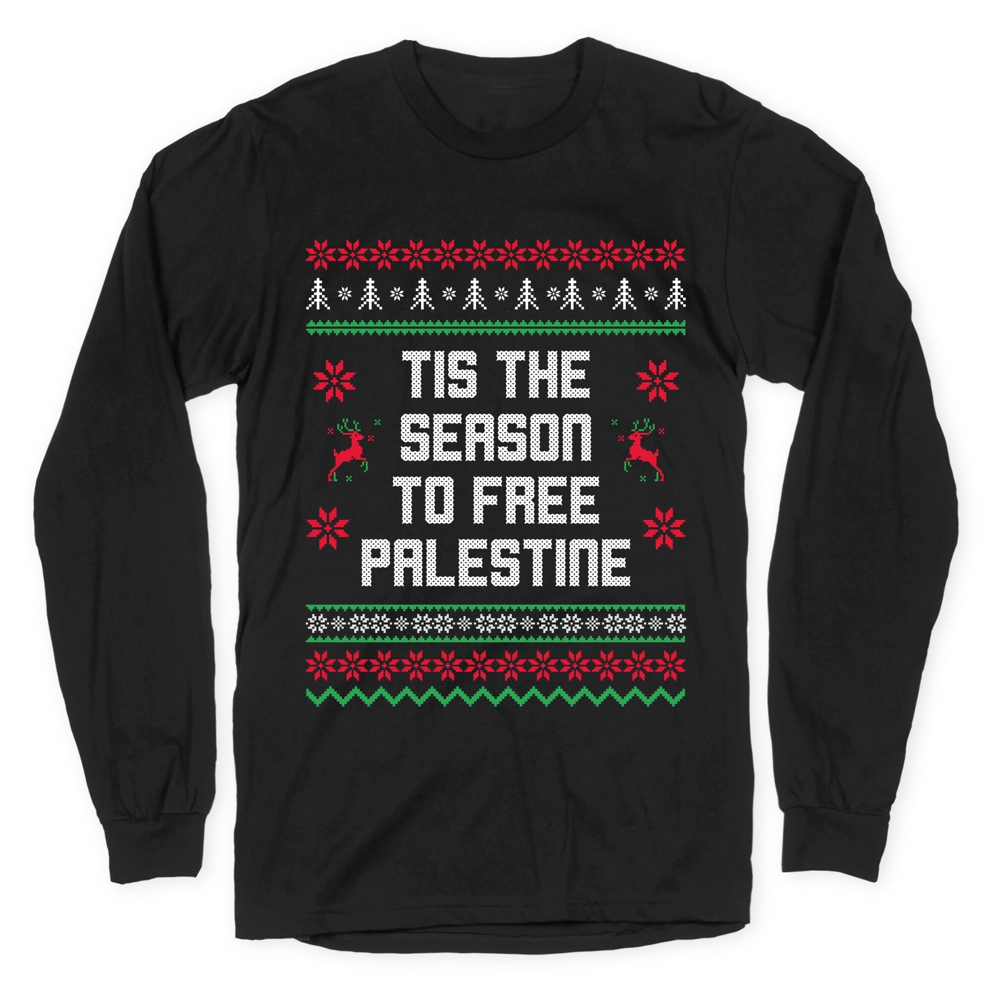 Tis the Season to Free Palestine - Adult & Kids T-Shirts, Sweatshirts & Hoodies apparel design preview 1
