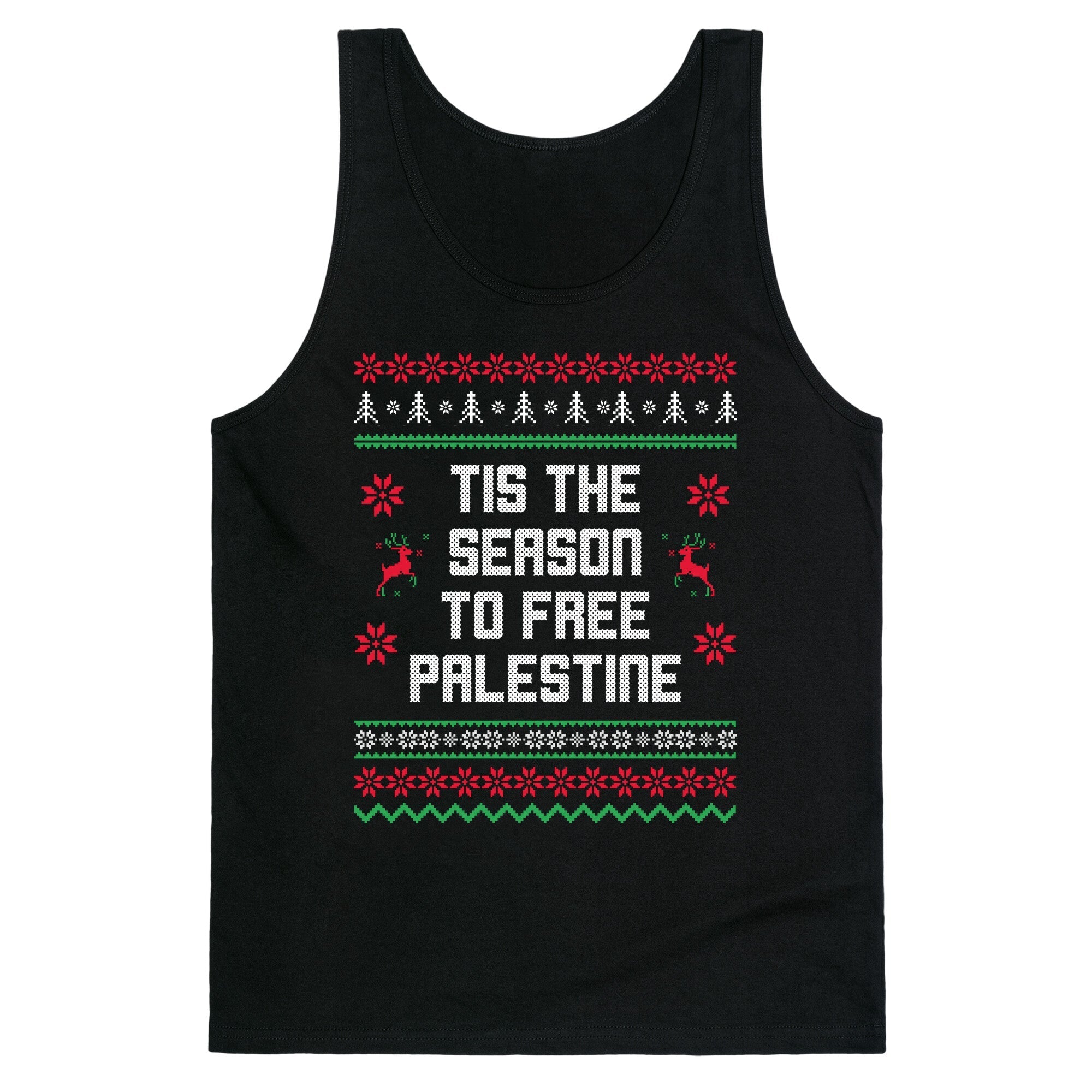 Tis the Season to Free Palestine Tank Top - Adult & Kids T-Shirts, Sweatshirts & Hoodies apparel design preview 1