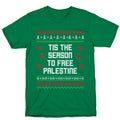 Tis the Season to Free Palestine - Adult & Kids T-Shirts, Sweatshirts & Hoodies apparel design preview 1