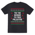 Tis the Season to Free Palestine Unisex Triblend - Adult & Kids T-Shirts, Sweatshirts & Hoodies apparel design preview 1