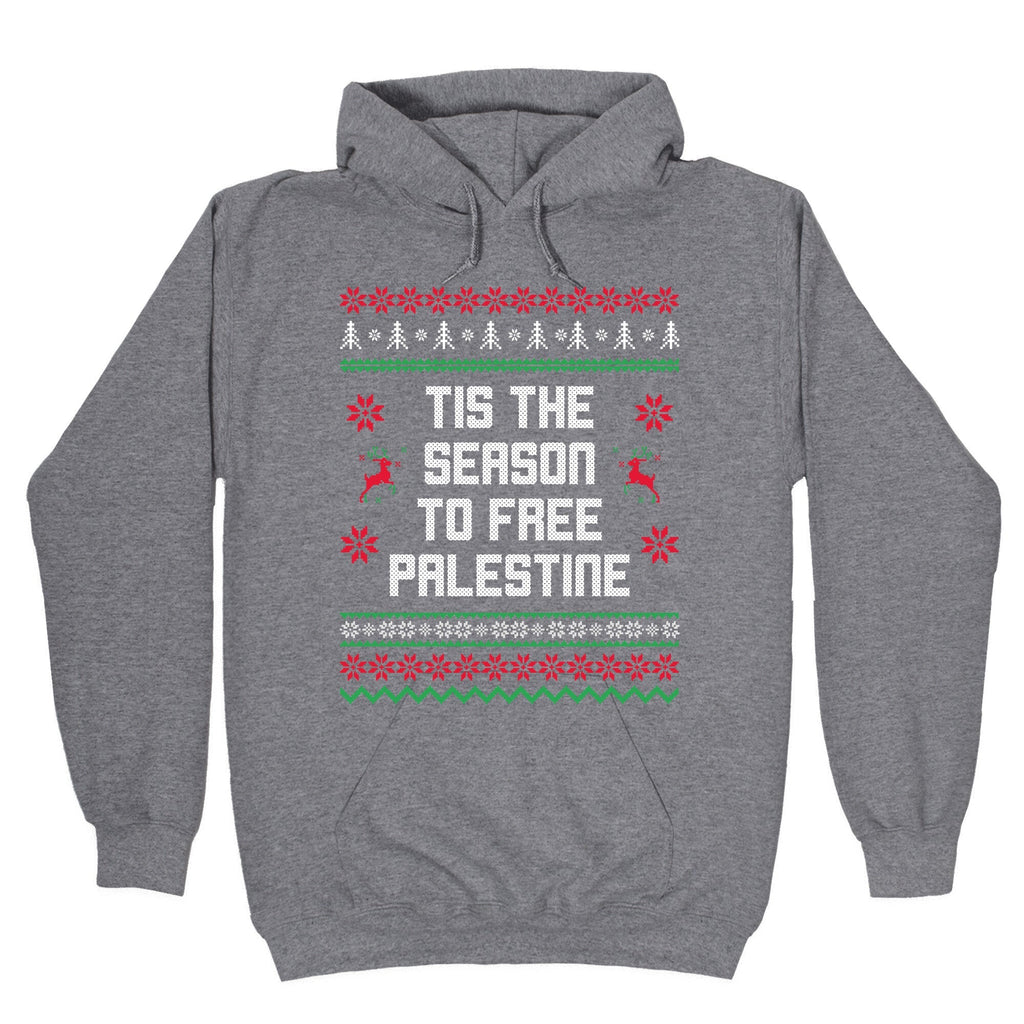 Tis the Season to Free Palestine - Adult & Kids T-Shirts, Sweatshirts & Hoodies apparel design preview 1