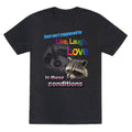Live Laugh Love Raccoon Unisex Triblend - Adult & Kids T-Shirts, Sweatshirts & Hoodies apparel design preview 1