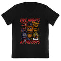 Five Nights At Freddys V-Neck - Adult & Kids T-Shirts, Sweatshirts & Hoodies apparel design preview 1