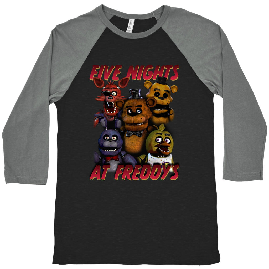 Five Nights At Freddys Baseball - Adult & Kids T-Shirts, Sweatshirts & Hoodies apparel design preview 1