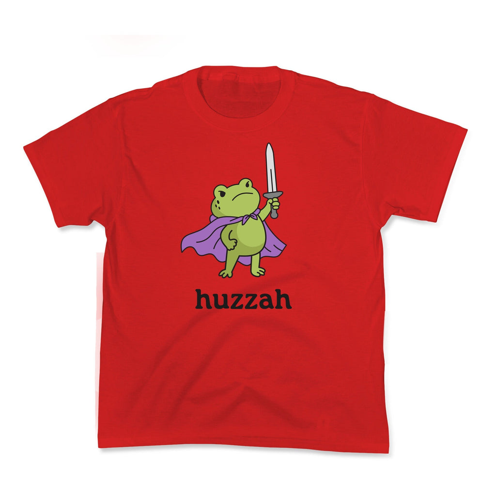Huzzah Frog - Adult & Kids T-Shirts, Sweatshirts & Hoodies apparel design preview 1