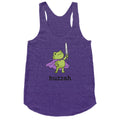 Huzzah Frog Racerback Tank - Adult & Kids T-Shirts, Sweatshirts & Hoodies apparel design preview 1