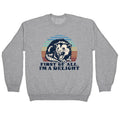 Delightful Unhinged Possum Crewneck - Adult & Kids T-Shirts, Sweatshirts & Hoodies apparel design preview 1
