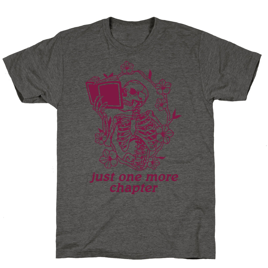 Just One More Chapter Unisex Triblend - Adult & Kids T-Shirts, Sweatshirts & Hoodies apparel design preview 1