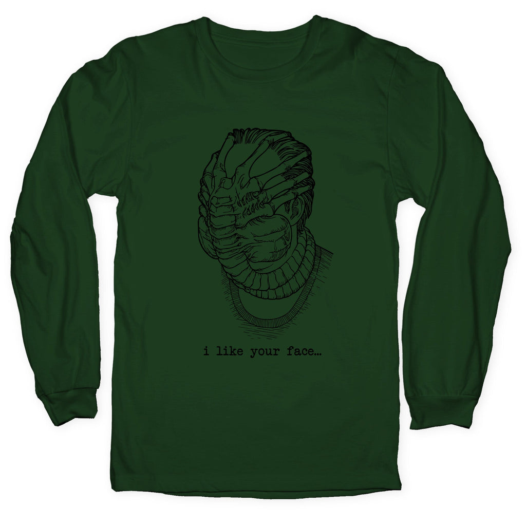 I Like Your Face - Adult & Kids T-Shirts, Sweatshirts & Hoodies apparel design preview 1