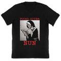 Fucks Given: Nun V-Neck - Adult & Kids T-Shirts, Sweatshirts & Hoodies apparel design preview 1