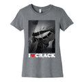 I Love Crack Womens Cotton - Adult & Kids T-Shirts, Sweatshirts & Hoodies apparel design preview 1