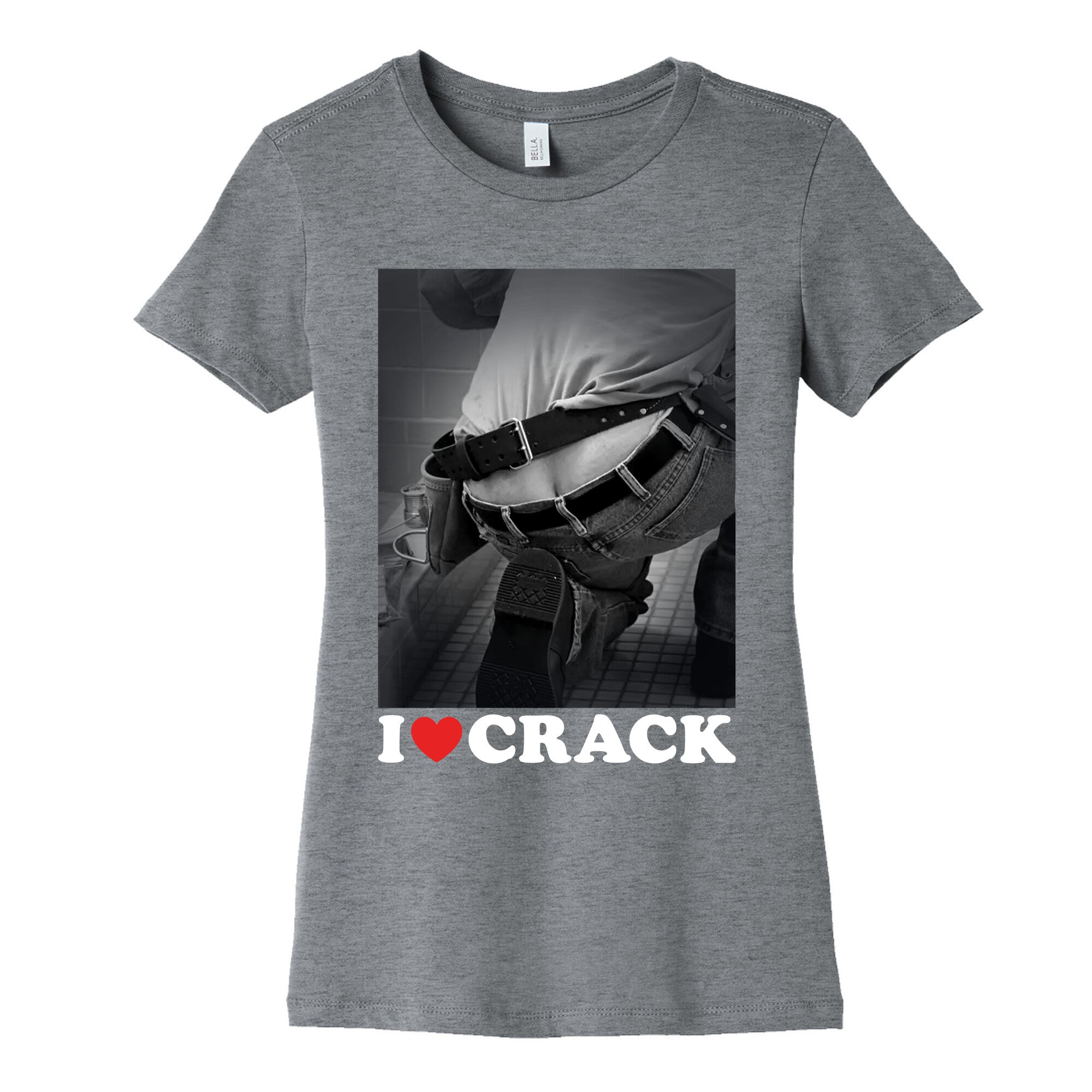 I Love Crack Womens Cotton - Adult & Kids T-Shirts, Sweatshirts & Hoodies apparel design preview 1