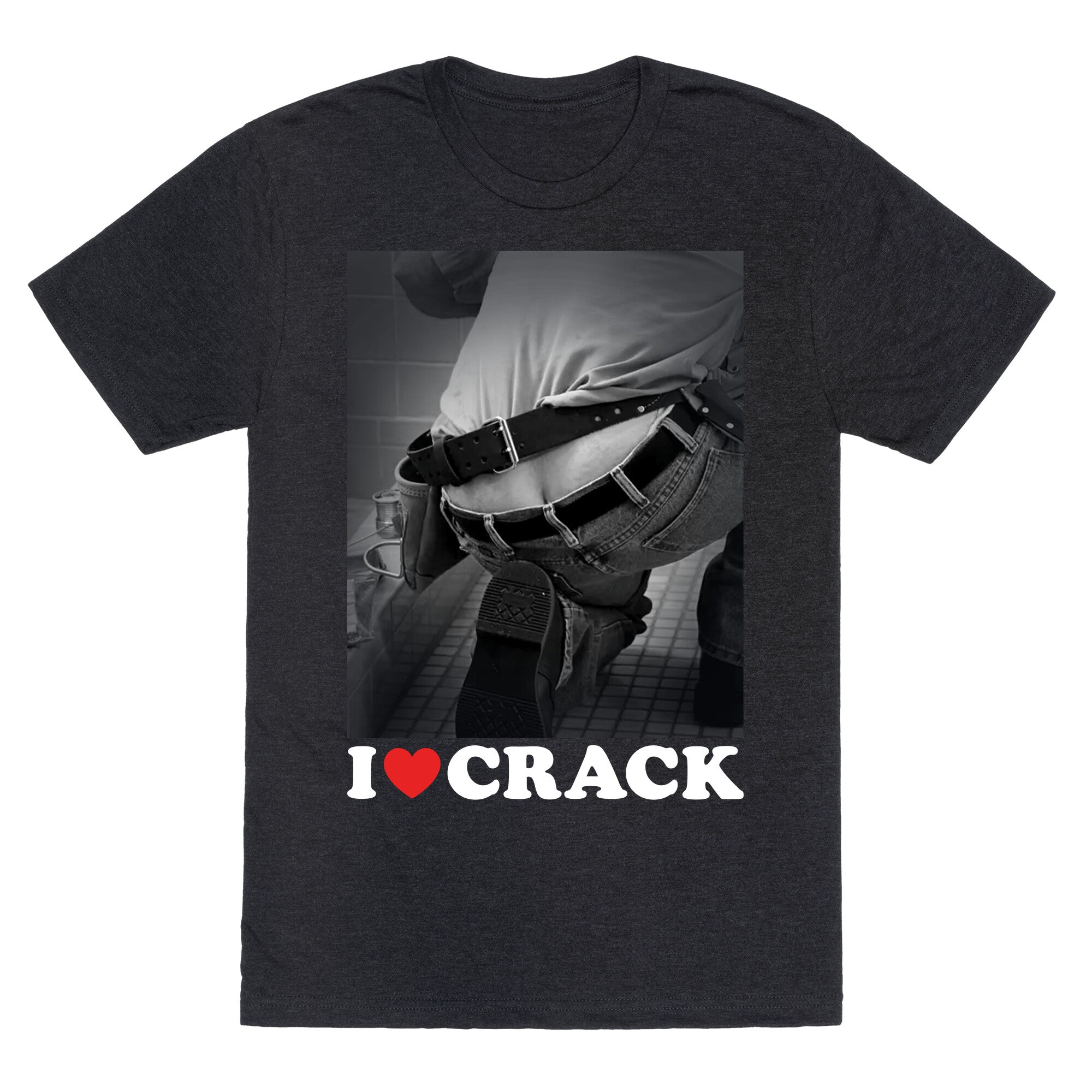 I Love Crack Unisex Triblend - Adult & Kids T-Shirts, Sweatshirts & Hoodies apparel design preview 1