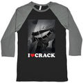 I Love Crack Baseball - Adult & Kids T-Shirts, Sweatshirts & Hoodies apparel design preview 1
